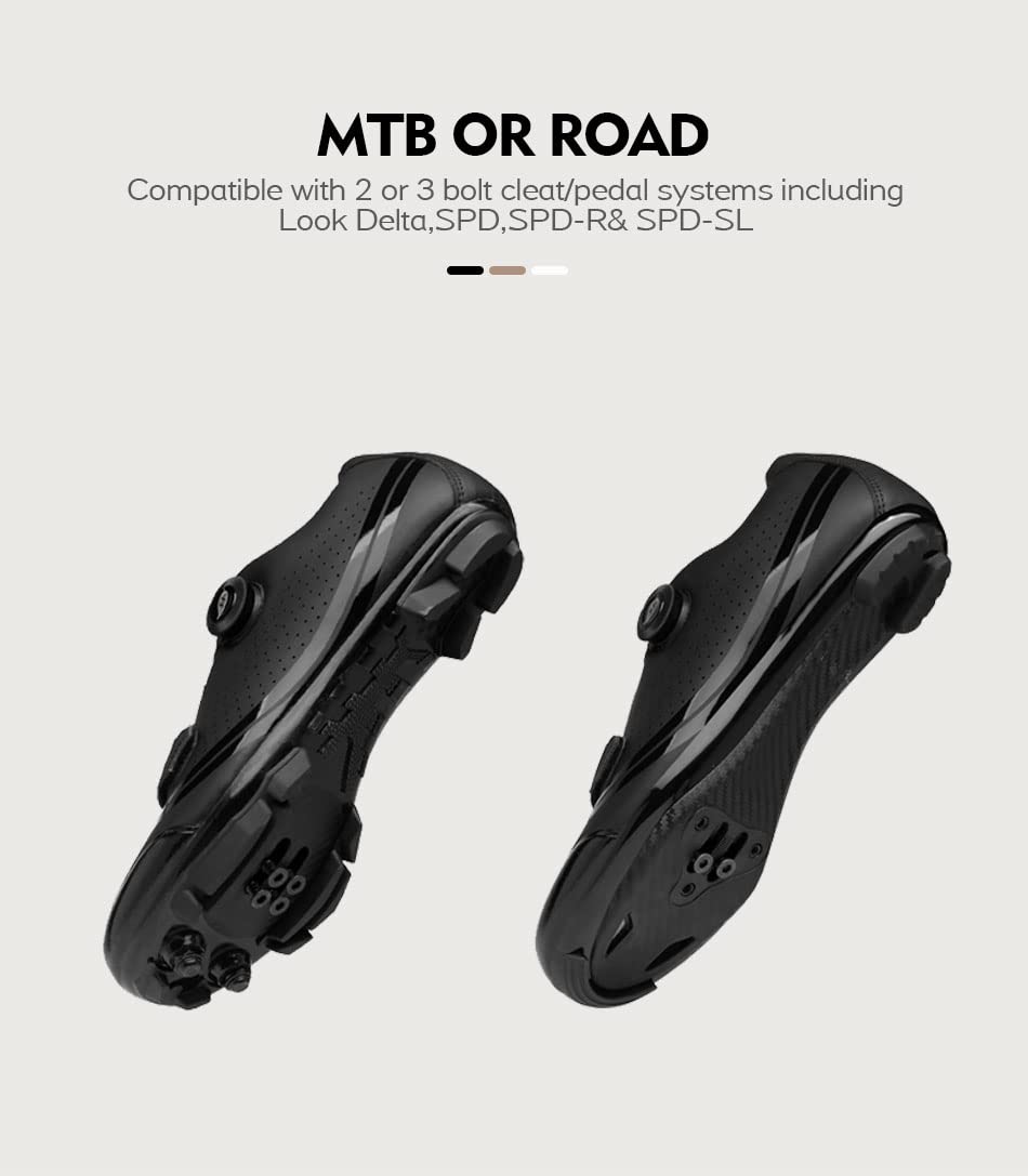 Treakówki Rowerowe MTB Buty Płaskie Mężczyźni Road Bike Cleats Buty SPD Rowerowe Buty Samoblokujące Buty Rowerowe Kobiety(41, White SPD)