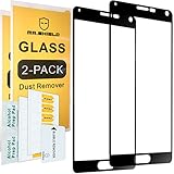 [2-Pack]-Mr Shield for Samsung Galaxy Note 4 [Tempered Glass] [Full Cover] [Black] Screen Protector with Lifetime Replacement Warranty