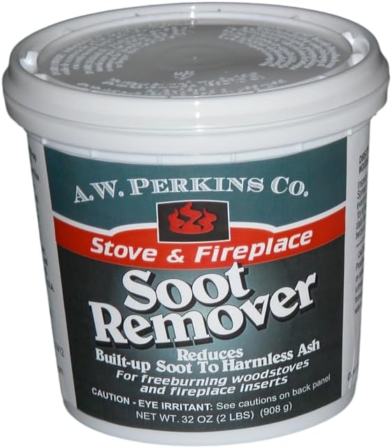 AW Perkins Chimney Sweep Style Soot Reducer - 2 Pound (32 OZ)