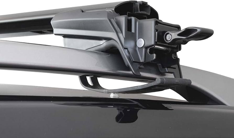 INNO XS150 Aero Low Profile Base Stays for Raised Side Rails Trough (Set of 4), Black