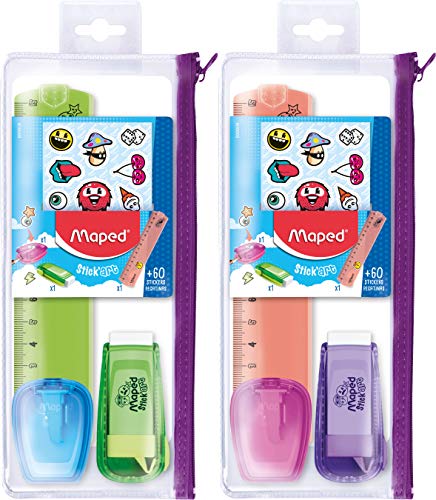 Preisvergleich Produktbild Maped SchlamperEtui Stick´art, bestückt, transparent