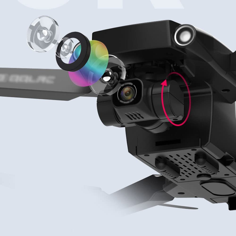 Składany dron GPS z kamerą 6K UHD dla dorosłych, quadkopter z silnikiem bezszczotkowym, automatyczny powrót do domu, śledzenie mnie, odległość zdalnego sterowania 5000 m, zawiera t