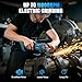 AXIDA Cordless Angle Grinder 4-1/2 Inch, 21V Battery Grinder with 2X 4.0Ah Batteries, Brushless Battery Grinders 11000 RPM, Adjustable 3-speed for Metal Cutting, Grinding, Polishing, Rust Removal