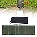 Almencla Portable Wind Guard for Outdoor Cooking Stove - Foldable Shield for BBQ and Camping, Dark Green
