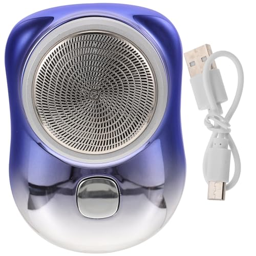 CORHAD Mini Afeitadora Eléctrica Portátil Diseño Compacto de Abs Electrochapado Carga USB Tipo C Fácil Limpieza para Hombre Adecuado para Viaje y Uso Diario
