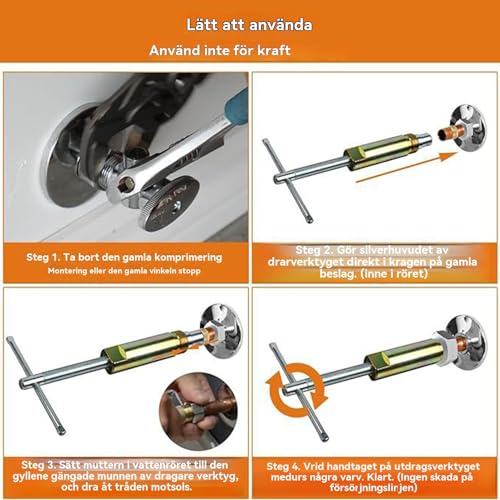 Extracteur de manchon de compression à vis filetée pour raccords - 7