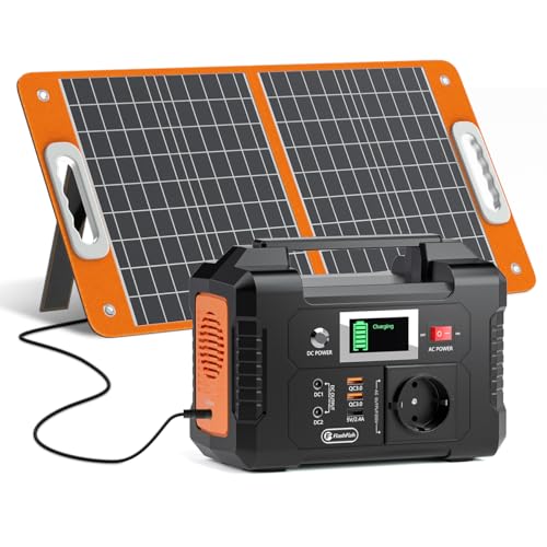 Powerstation 24000mAh Tragbar - Solargenerator Mit 6 Ausgängen