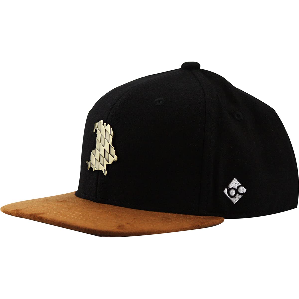 Bavarian Caps Cappellino Freistaat, schwarz, ONE SIZE