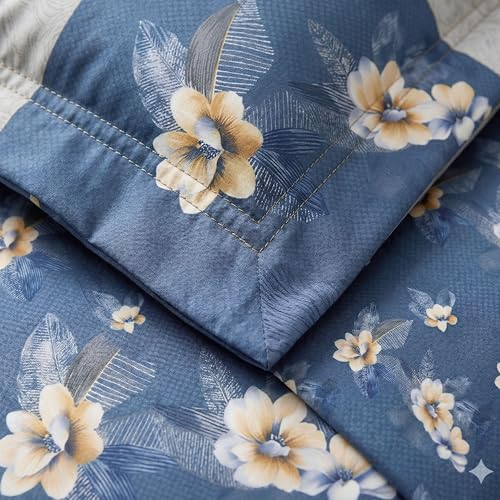 Image of Bedsheet for Double Bed King Size | 90 X 100 Inch Bed Sheet with 2 Pillow Covers 18 X 28 Inch | Soft, Wrinkle Resistant, Durable 250 TC Breathable, Skin Friendly | Teal Blue