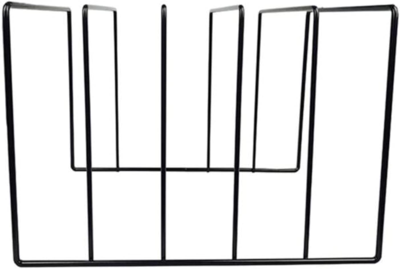 CD Record Storage Rack Vinyl Record Storage Holder Stand – Vinyl Coated Metal Wire Rack Holds up to 50 Album Lp’s Record Stand