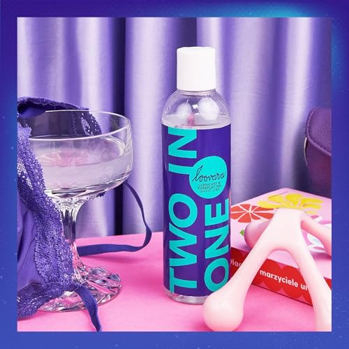 LOOVARA Gleitgel Massageöl 250 ml - TWO IN ONE – 2 in 1 pflegendes Massage-Öl & Gleitgel mit Aloe Vera, Natürlich, kondomSicher, Ideal Für Toys, Made in EU