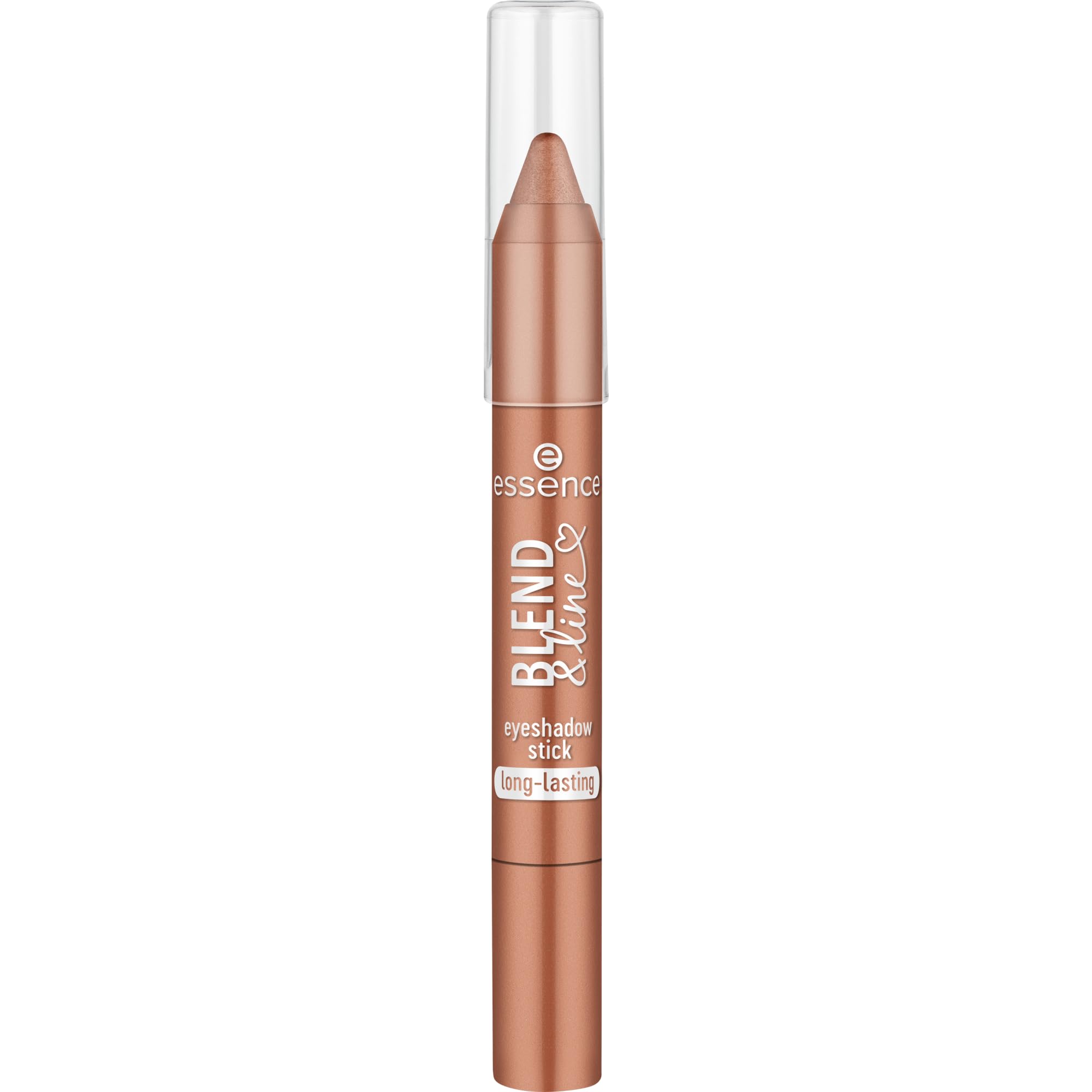 Essence Cosmetics Sombra de ojos en barra blend y line, de larga duración, reluciente, metalizado, 1.8g