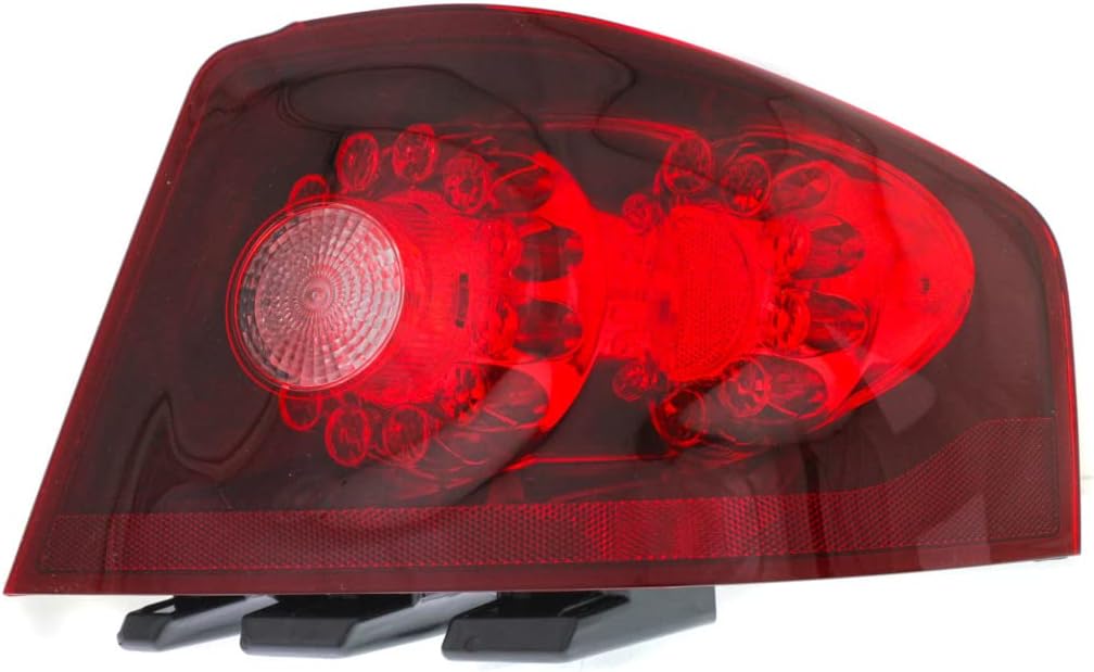 KarParts360 For Dodge Avenger Tail Light Assembly 2011 2012 2013 2014 Passenger Side | w/Bulbs | LED | CH2819130