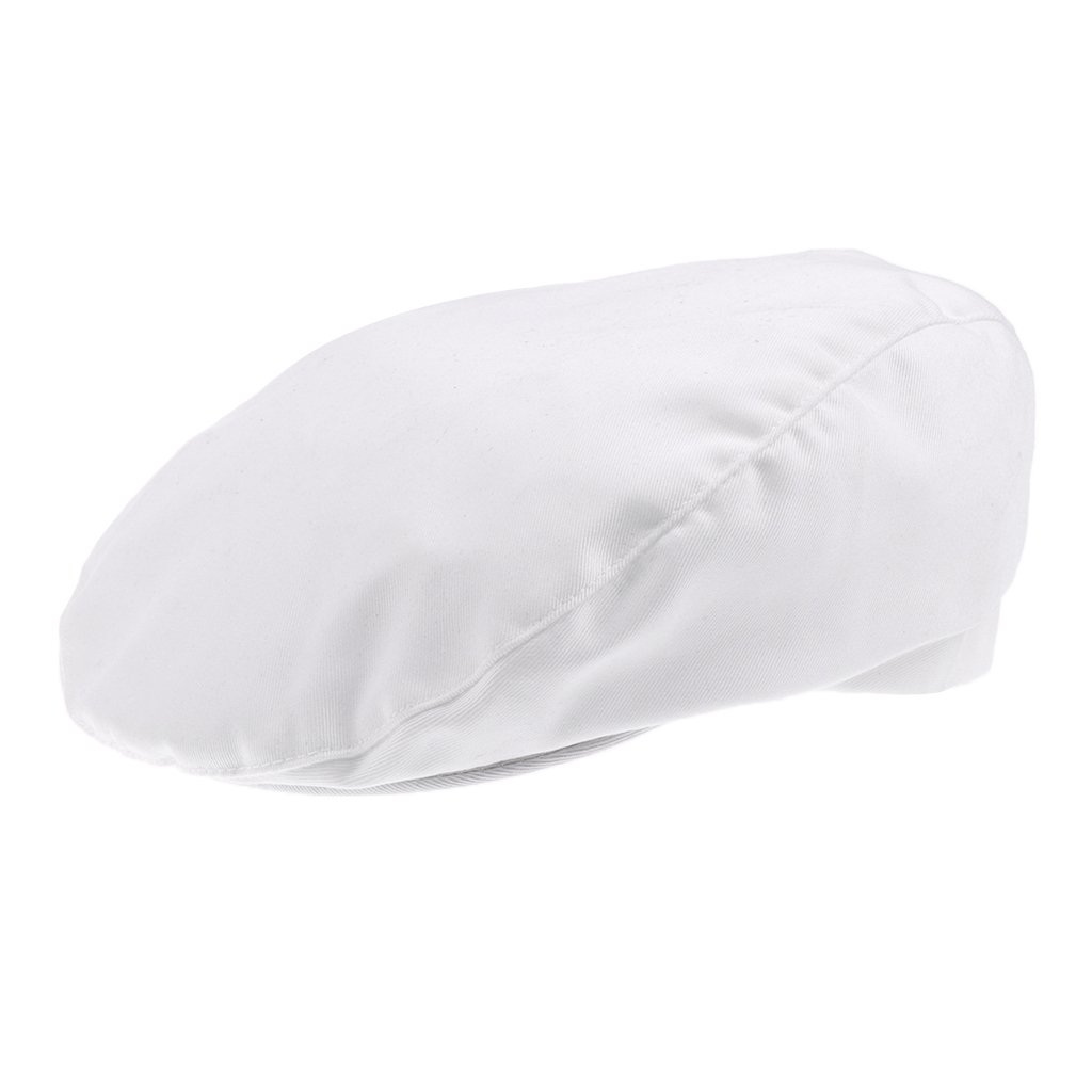 Gorra de panadería profesional para catering, gorra de cocinero, 59 cm, color negro