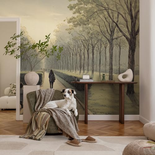 Adornos de pared autoadhesivos 152x104 cm con ilustraciones de Parque de la paz 3