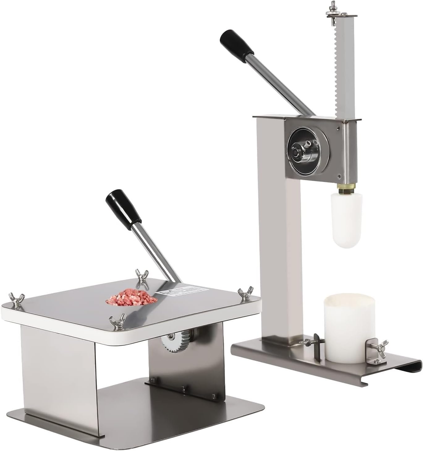 Maker Manual Bun Dumpling Maker Baozi Maker Manual Bun Dumpling Maker Semi-Automatic Stainless Steel Steamed Stuffed Bun Making Machine Tool Sets With 3 Pieces Of Mo-ld For Home And Commercial Cooking
