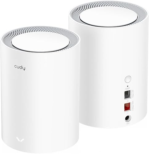 Miniatura 8 de Cudy AX3000 Wi-Fi 6 2.5G Mesh System, Covers up to 2100 Sq.Ft, Replaces Wireless Router and Extender, Supports Ethernet Backhaul, Ideal for 2.5G