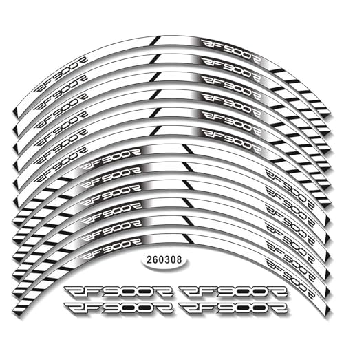 Autocollant moyeu moto premium étanche pour roue BMW RF900R anneau réfléchissant Color2