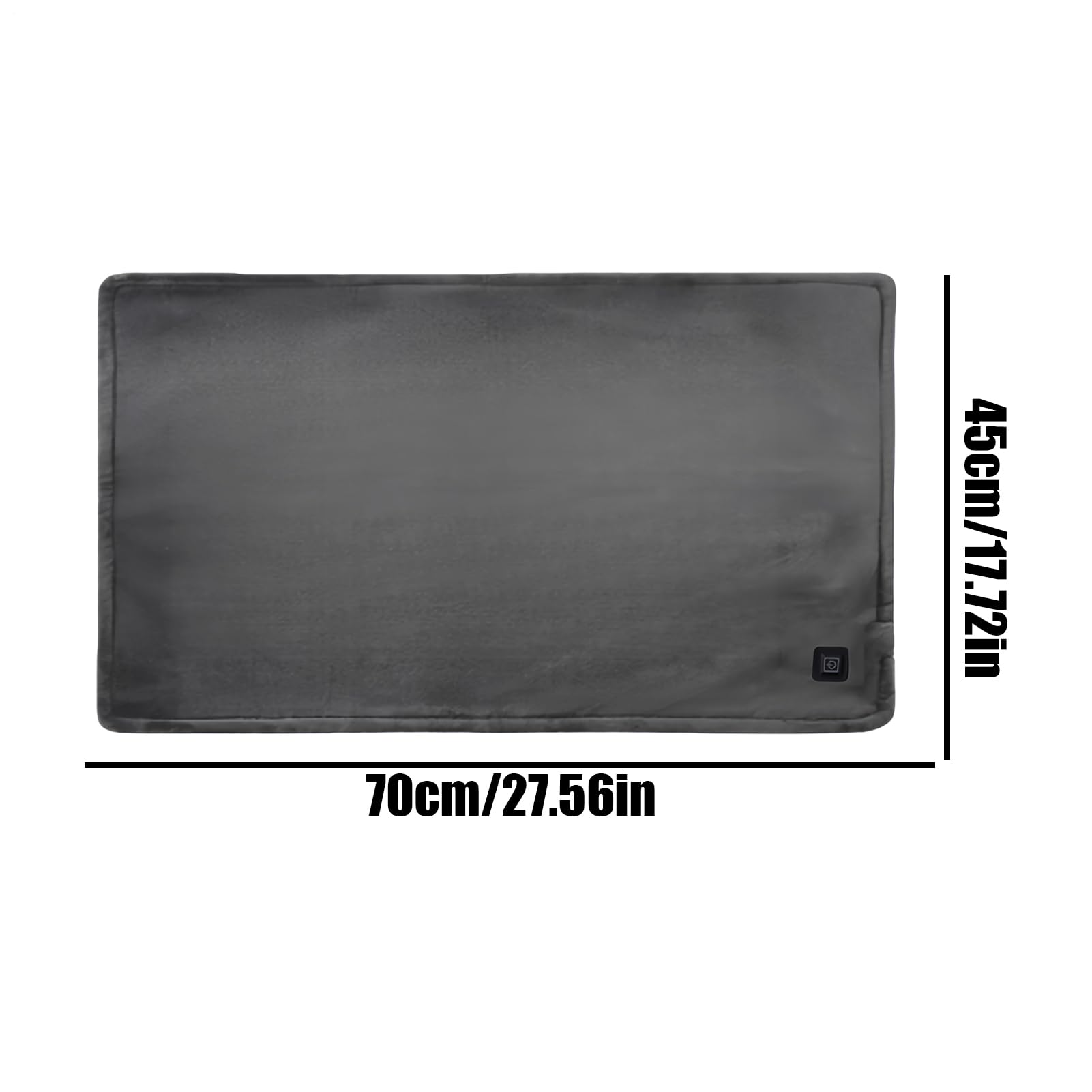 Alfombrilla calefactora de espalda – 70 x 45 cm 6 zonas 5 V cómoda manta calefactora | Mantas de calentamiento invernal, para sofá, sofá, casa, dormitorio, oficina, calor equilibrado y una acción de