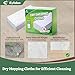 Eyliden 24 Count Dry Mop Pads, Disposable Cloths Refills, for 10inch Sweeper Driver Mops, Cleaning for Window Hardwood Laminate Tile Floor Multi Surface