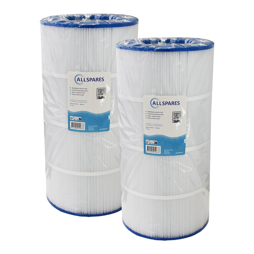 AllSpares Filtro de agua (2 unidades) para jacuzzi/piscina, adecuado para Waterair CFR100/91003/C-9699 (diámetro 252 x 505 mm)