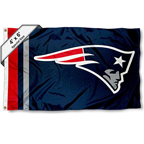 New England Patriots 4 ft x 6 ft Foot Flag