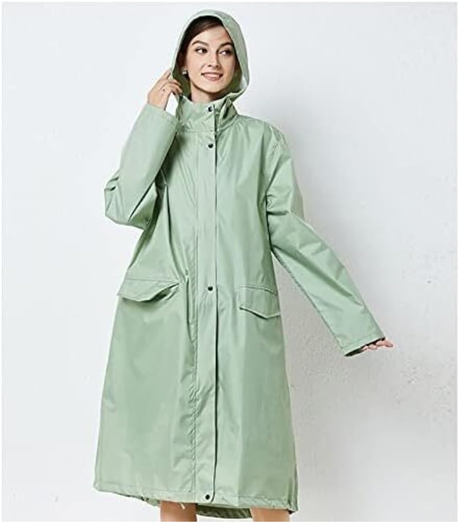 Poncho Antipioggia Giacca A Vento Sottile Allentata Impermeabile Tinta Unita Viaggio All'aperto Adulto Maschio E Femmina Mantella Antipioggia(A,XXL)