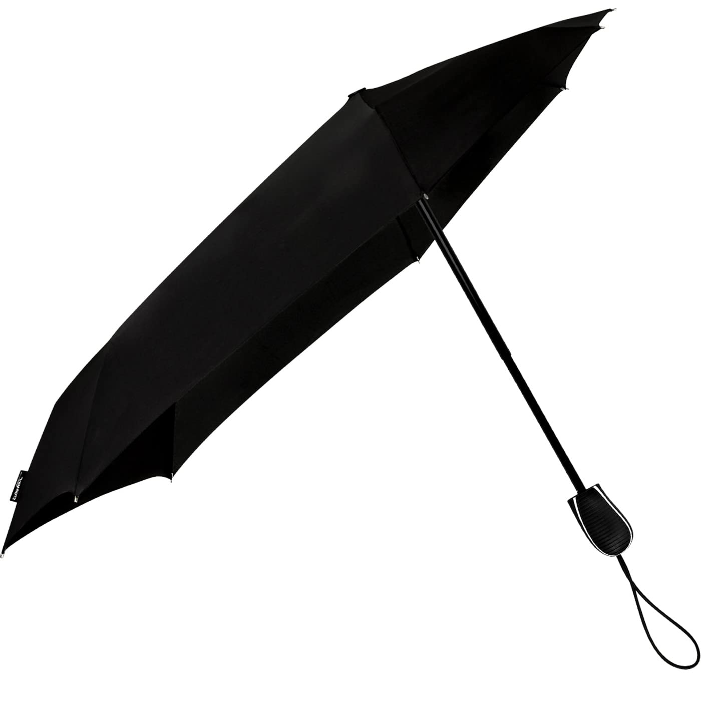Parasol, wiatroszczelny, 80 km/h, aerodynamiczny, składany, czarny