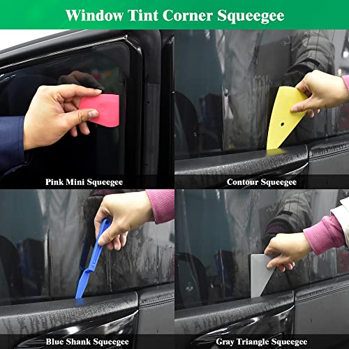Reevaa Window Tint Kit Window Tint Tools,Car Tint Windows Kit With 13Pcs Window Tinting Tools, Silicone Small Squeegee,Window Tint Squeegee Tinting Kit For Window Film Installation Application #TOP5