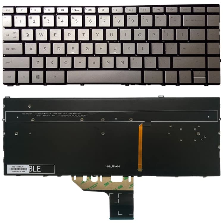 Clavier rétroéclairé pour HP Spectre x360 13-W version américaine haute précision