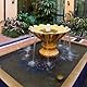 Wifehelper 12-Kopf-Ultraschall-Teichnebler, 400 W, Zerstäuber, Nebelmaschine für Innen- und Außenteiche, Bonsai, Springbrunnen mit USB-Schnittstelle, Gartenbrunnen-Zubehör (White)