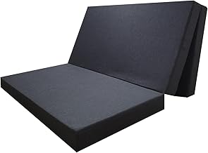 DecorQUALITY - Colchon Plegable Camper 150 x190 x10 cm, Colchón Plegable Suelo – para Furgonetas Camper, Cama Invitados, Camión o Caravana
