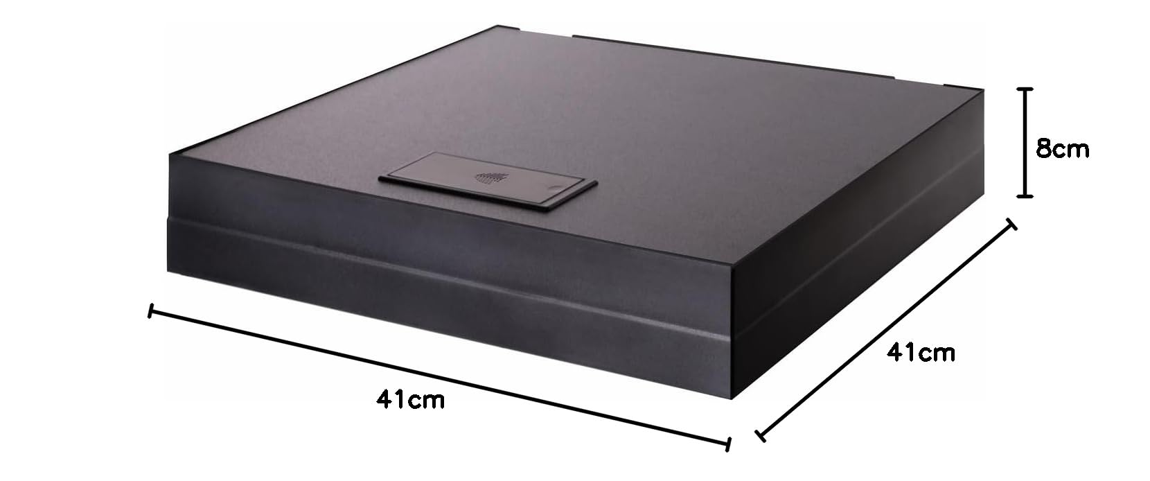 Scaper Cube Cover – Couvercle d'aquarium pour Aquarium Scaper Cube – Dimensions extérieures de la Couverture : 41 x 41 x 8 cm
