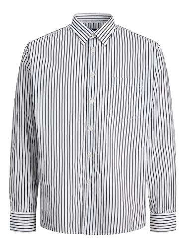 JACK & JONES Men's JORBILL Oversized Shirt LS CBO Hemd, Bright...