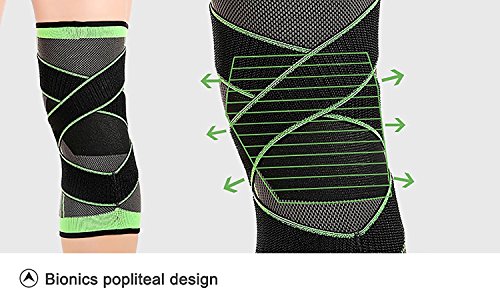 Image of Knee Sleeve,Compression Fit Support -for Joint Pain and Arthritis Relief, Improved Circulation Compression - Wear Anywhere - Single