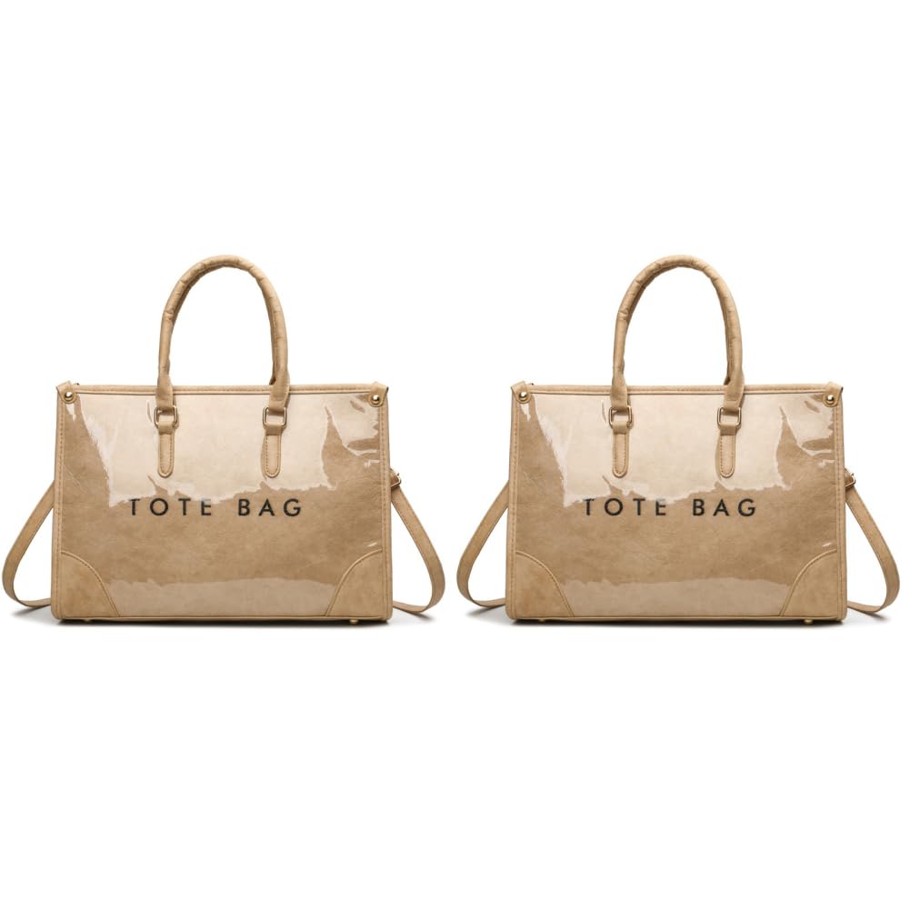 Bolsos de PVC para mujer, bolsos casuales, bolso de mano, bolso con correa