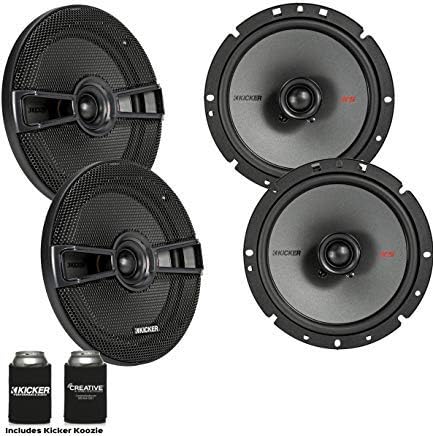 Kicker Paquete de altavoces: dos pares de altavoces Kicker serie KS de 6.75 pulgadas 44KSC6704