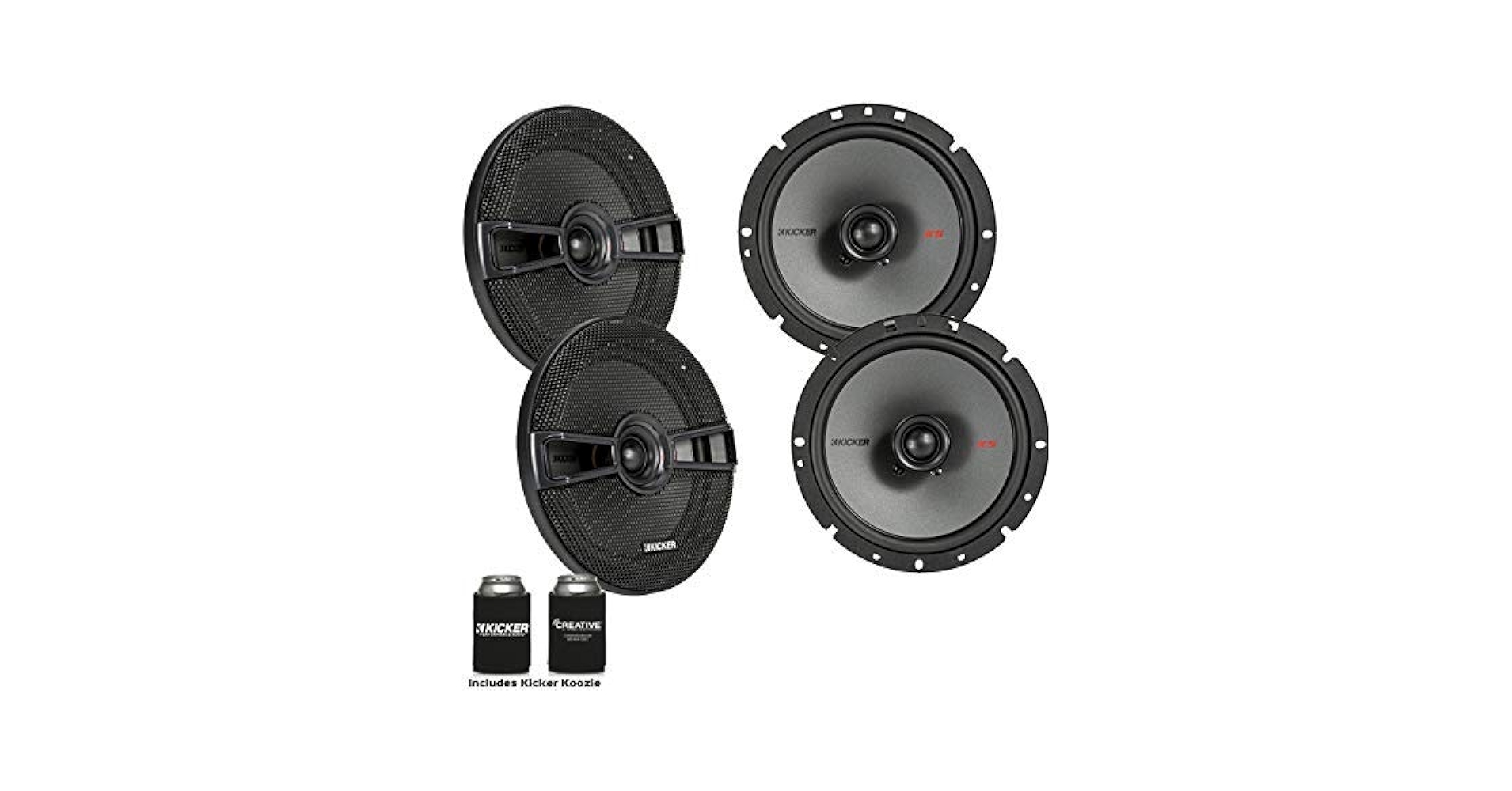 Amazon.com: Kicker Speaker Bundle - Two Pairs of Kicker 6.75