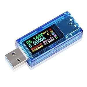 USB 3.0-tester Multimeter 3.7-30V 0-4A USB-spanningstester USB Digitale stroom- en spanningstester Meter Voltmeter…