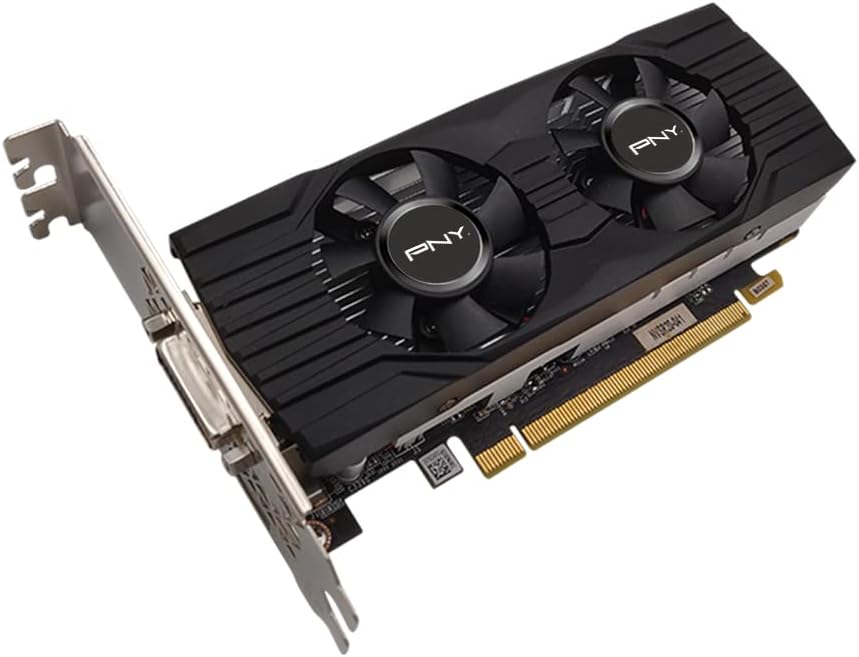 PNY Scheda Grafica GeForce GTX 1650 4GB Dual Fan Low Profile PNY Scheda Grafica GeForce GTX 1650 4GB Dual Fan Low Profile