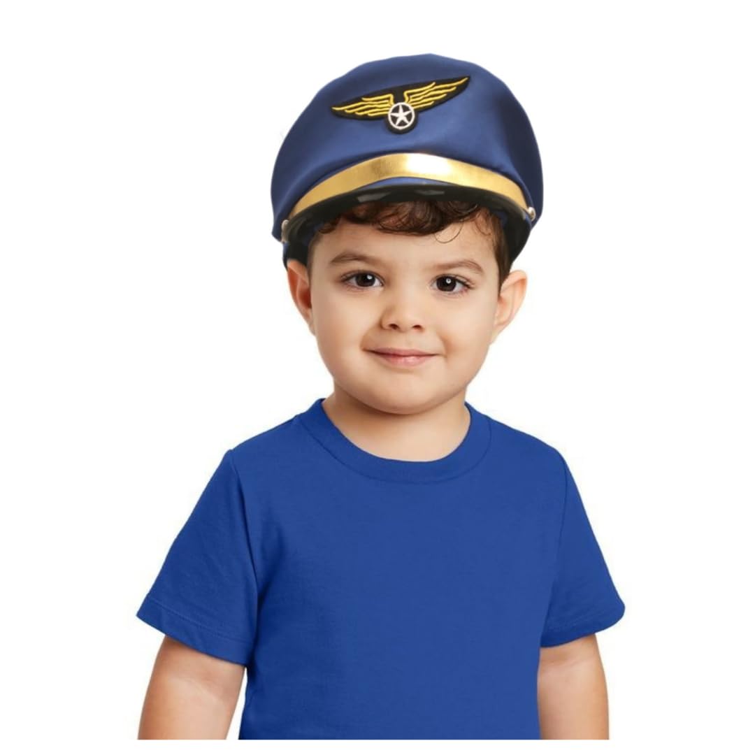 Wanna Party Navy Blue Police Hat with Badge, Cop Hat Party Accessories, Officer Hat with Badge for Halloween Cosplay (B0CW3925QG) Amazon Price History, Amazon Price Tracker