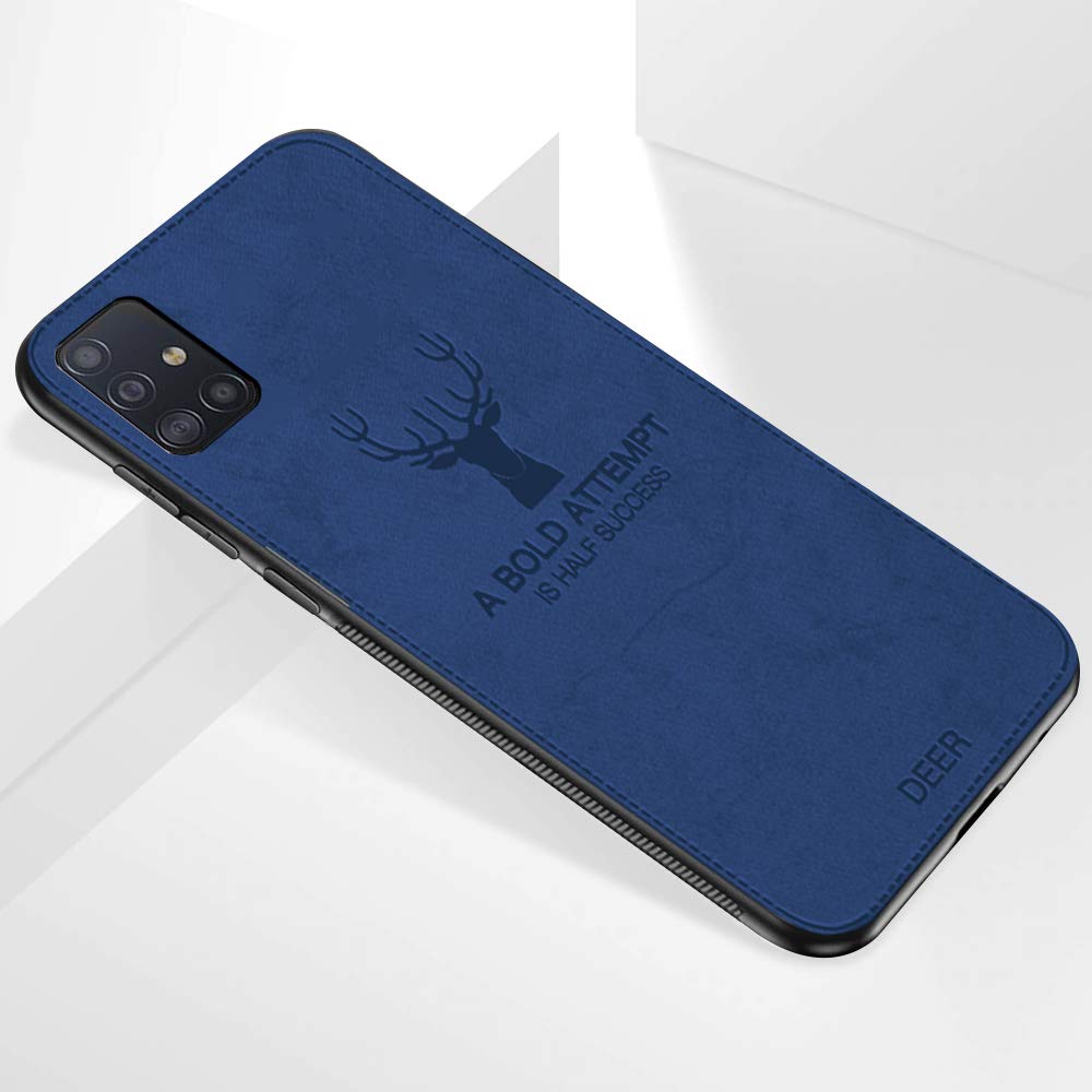 TheGiftKart Deer Series Back Case Cover for Samsung Galaxy A51 (PC, Fabric | Blue) (B083RB415W) Amazon Price History, Amazon Price Tracker