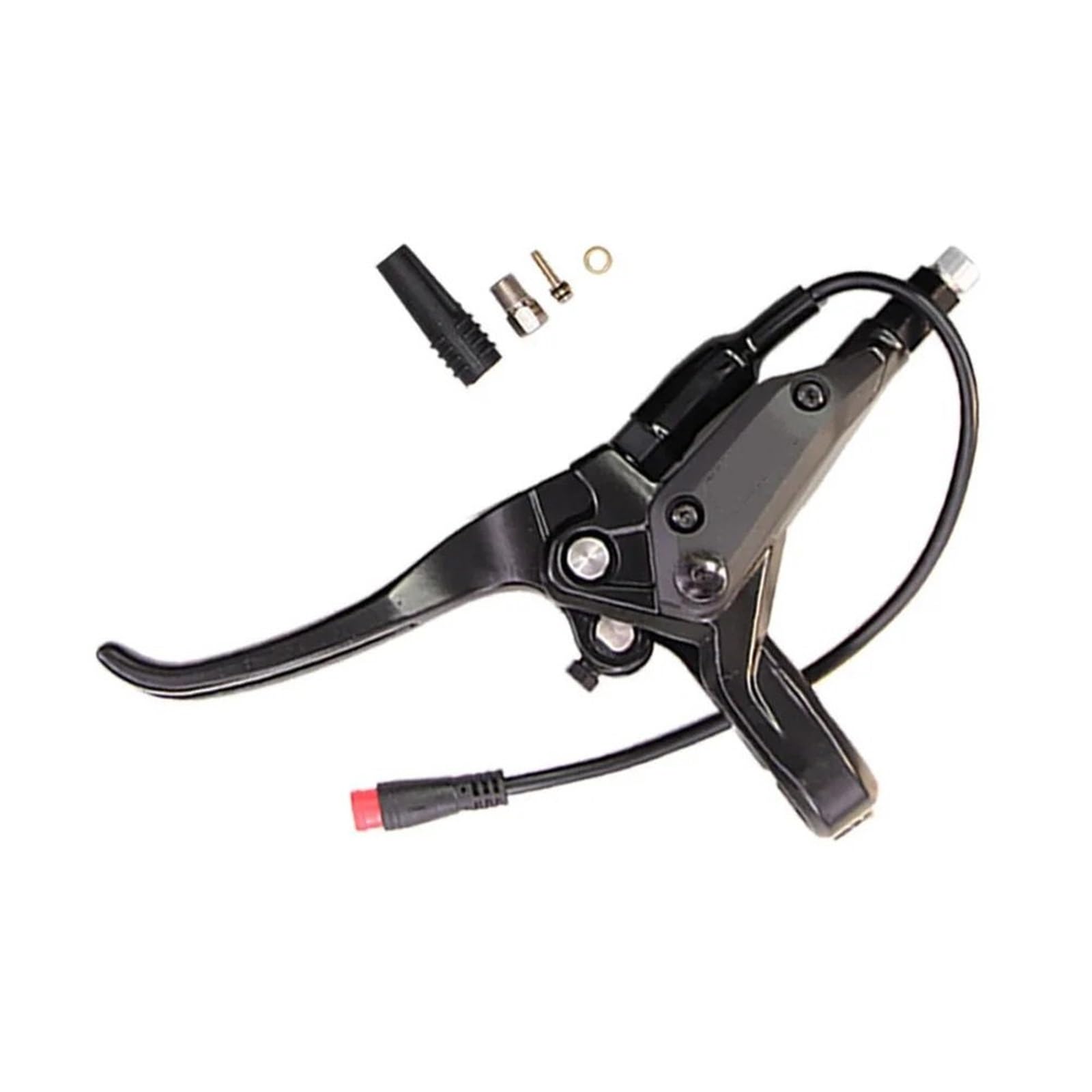 OAPNCBVY Bike Brake Handle Brake Lever Black Bike Parts GT03 Waterproof Connector for Bicycle Parts Bicycles Rear Brake Drum Bike Rear Brake Drum(Left)
