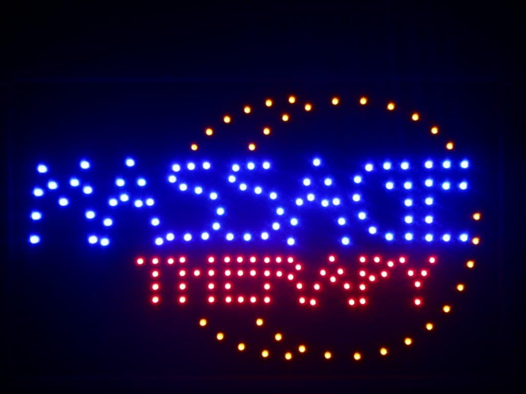ADVPRO nled033-b Massage Therapy LED Neon Light Sign 16" x 10"