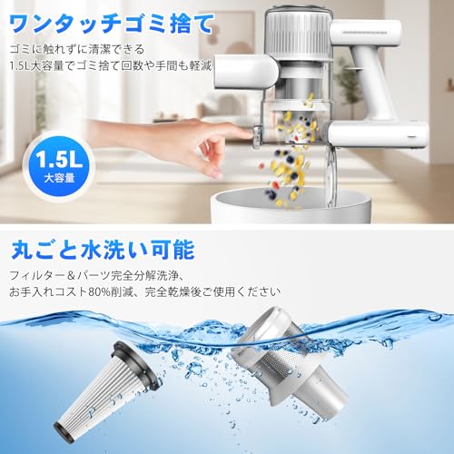 OUYFHK 掃除機 コードレス A27W の商品画像 6