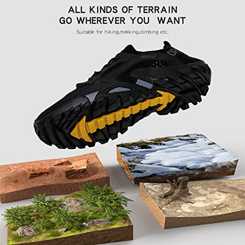 TANGYUGEN Water Shoes Mens Womens Hiking Beach Aqua Shoes Slip Resistant Lightweight Breathable Outdoor Walking Jogging Travel Trail Trekking Climbing4
