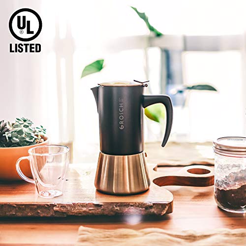 Groschemilanosteel10espressocupstovetopespressomakerstainlesssteelmokapotforgrecainductionelectricgasstovesdishwashersafestovetopespressomakermokapot Urban Country Home Decor Grosche milano steel 10 espresso cup stovetop espresso maker stainless steel moka pot for greca induction electric gas stoves dishwasher safe stovetop espresso maker moka pot urban country home decor