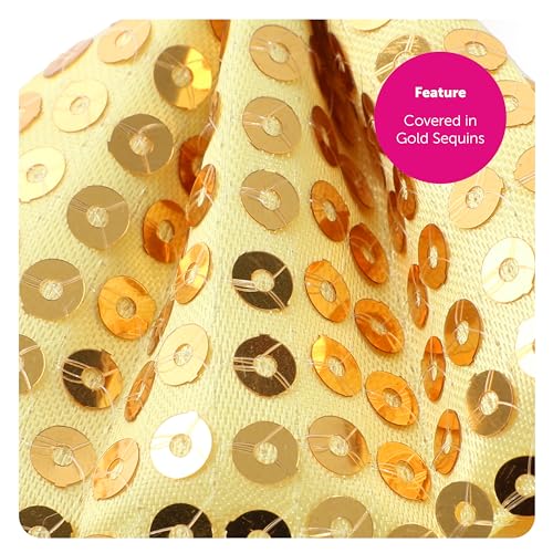 Papillon con paillettes per adulti, taglia unica