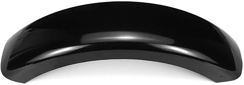 Vista 5 de Motocicletas 6.1 pulgadas, color negro brillante para guardabarros trasero de acero para Harley Bobber Chopper Cafe Racer (versión corta)