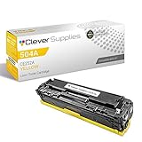 CS Compatible Toner Cartridge Replacement for HP CP3525dn CE252A Yellow HP 504A Color Laserjet...